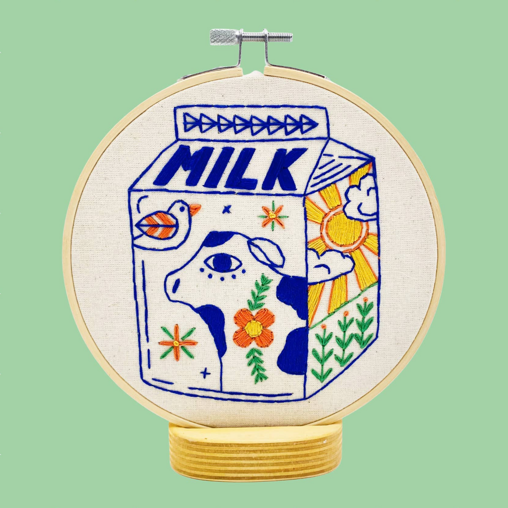 Milk Embroidery Kit