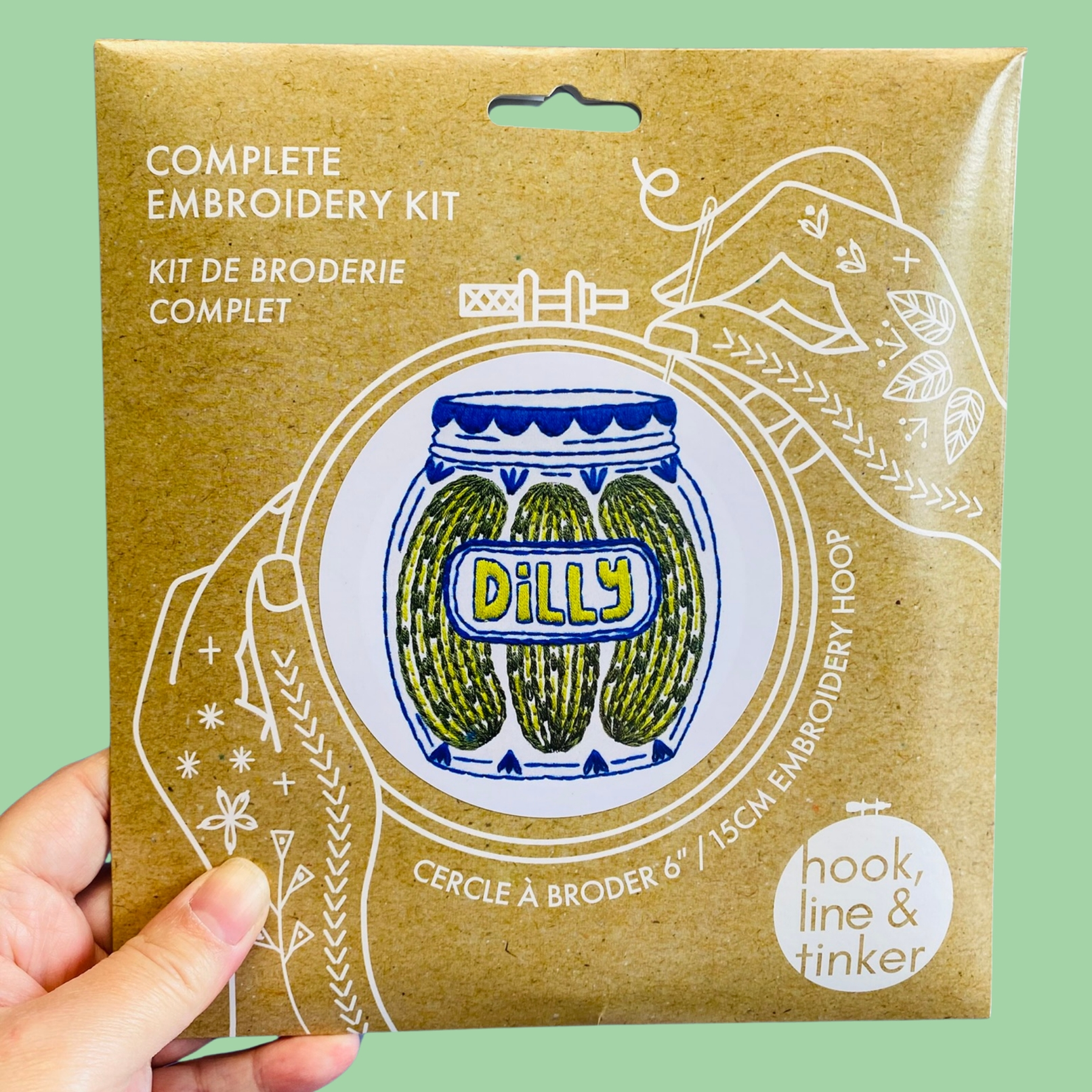 Pickles Embroidery Kit
