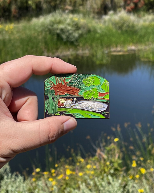 Ophelia Enamel Pin