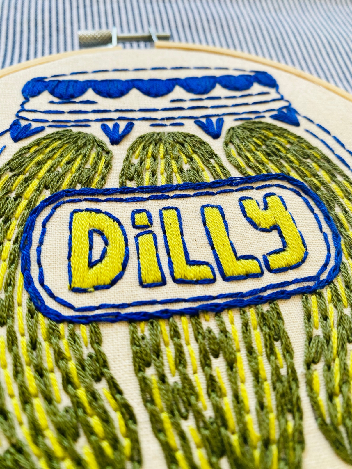 Pickles Embroidery Kit