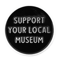 Support Your Local Museum Enamel Pin