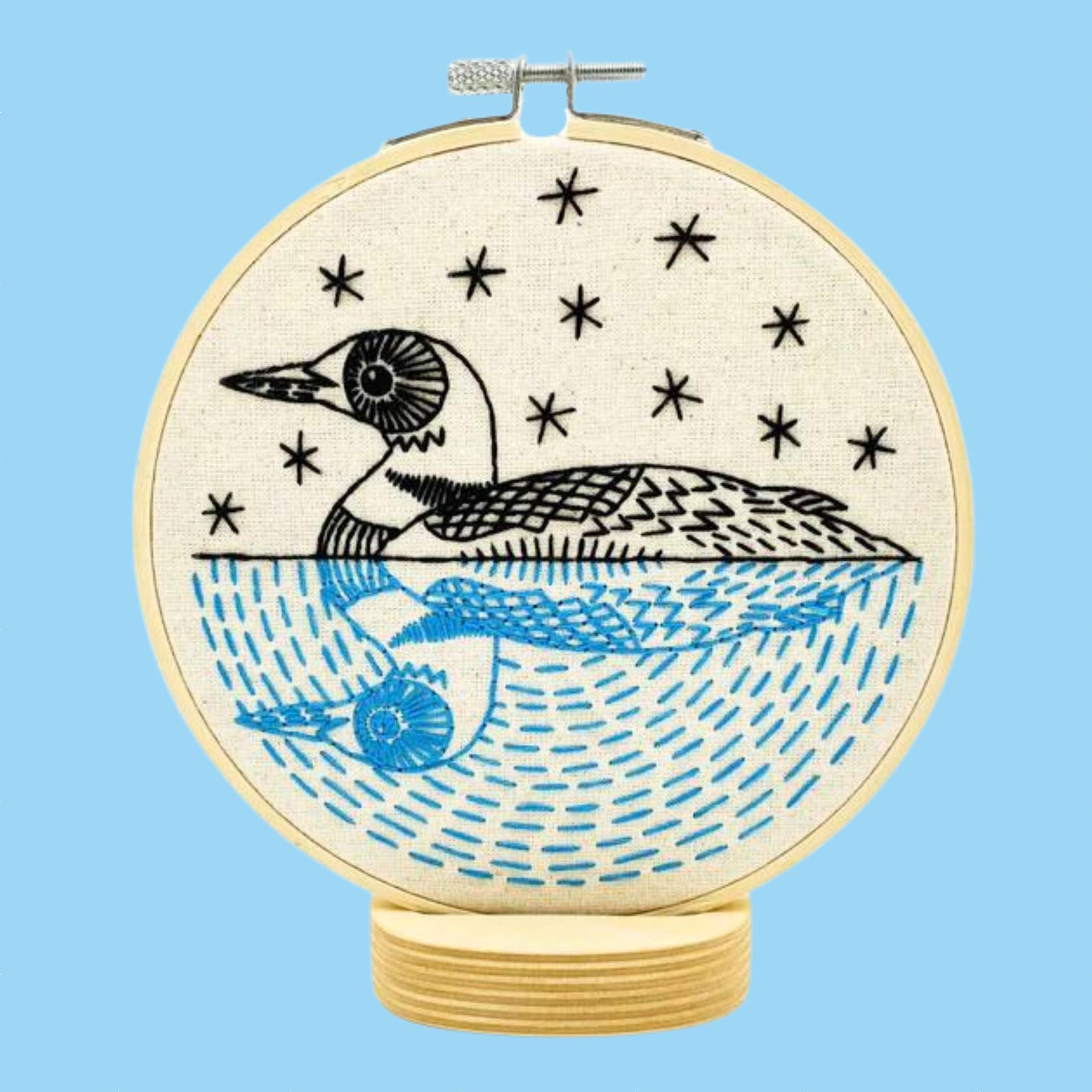 Loon Embroidery Kit