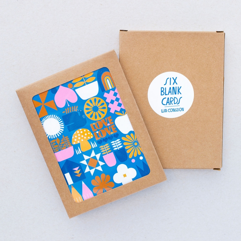 Lisa Congdon Greeting Cards (Box of 6)