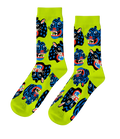Wild Cats Crew Socks by Kristina Micotti (Small)