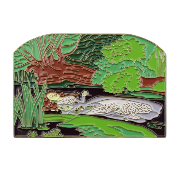 Ophelia Enamel Pin