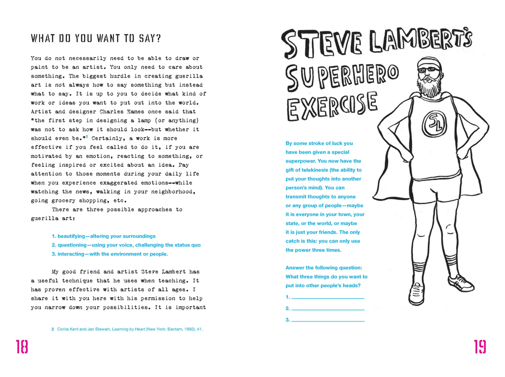 The Guerilla Art Guide