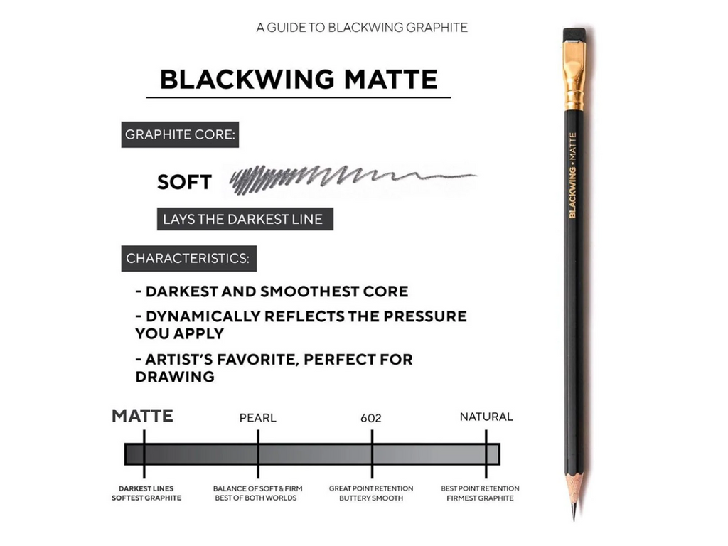 Blackwing Matte Pencils (12-Pack)