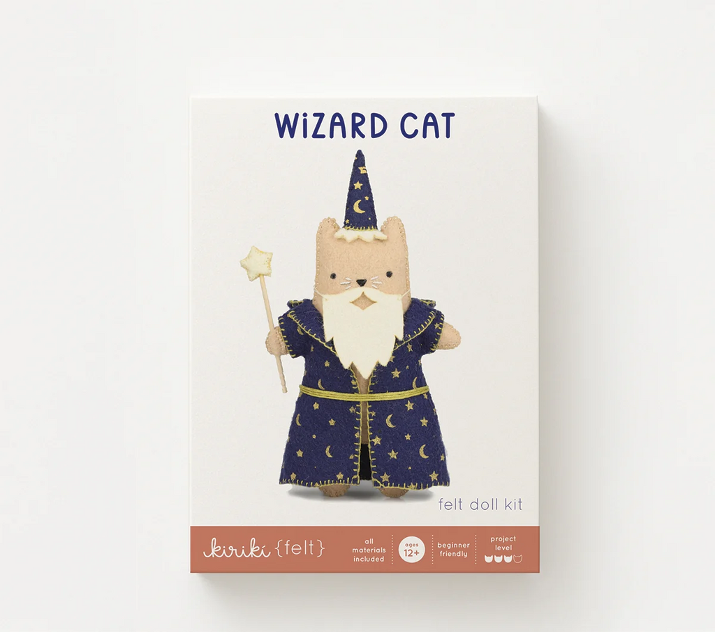 Wizard Cat Felt Doll Kit