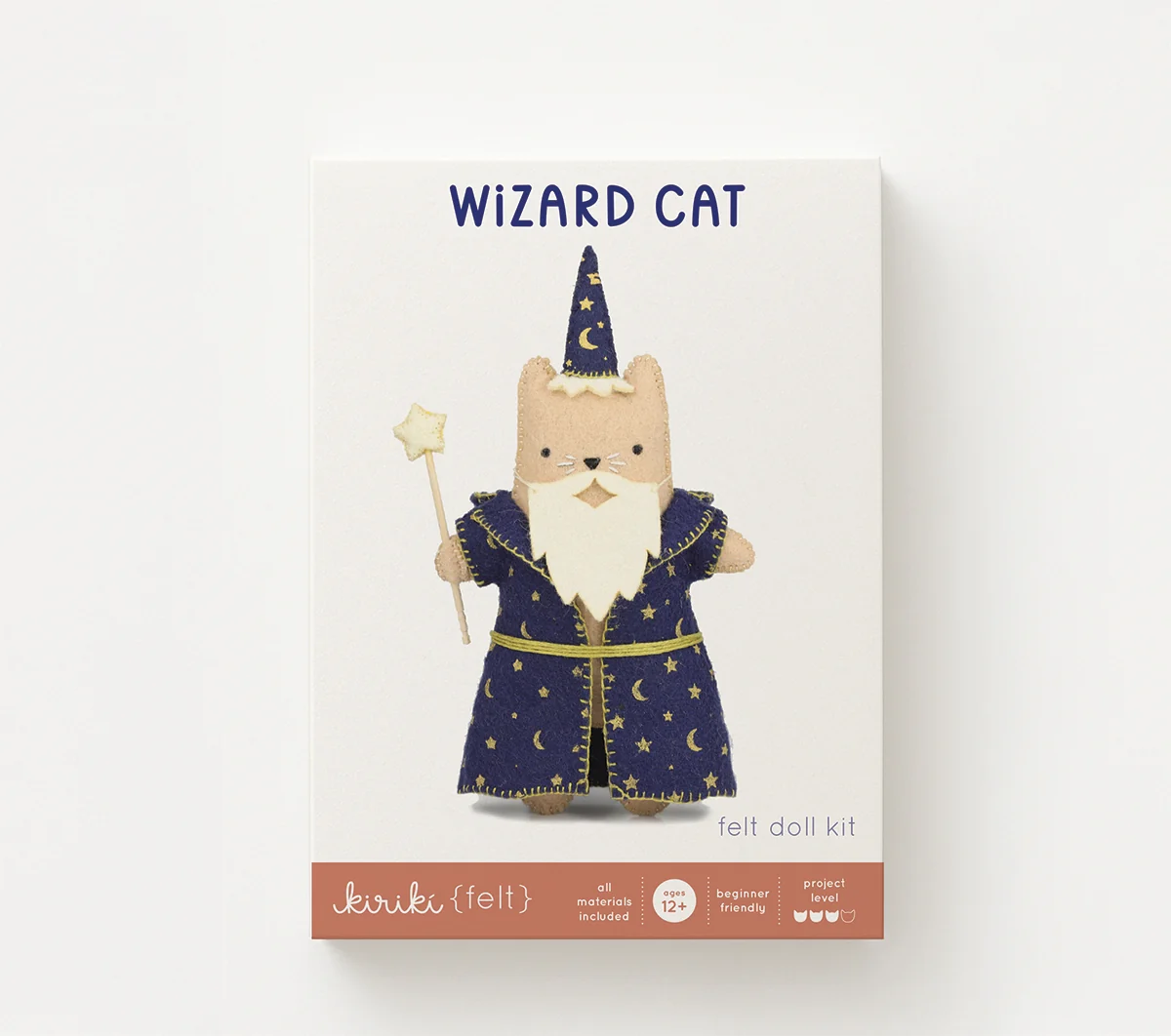 Wizard Cat Felt Doll Kit