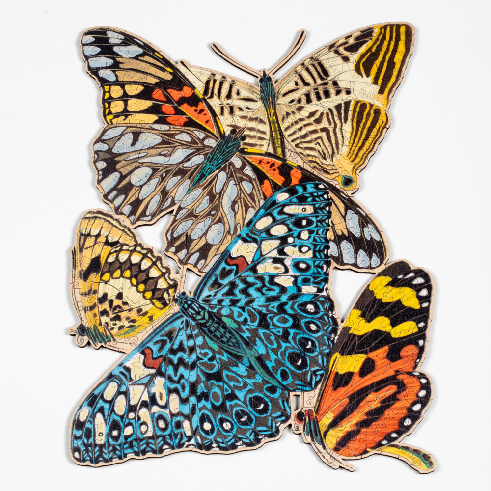 Séguy's Papillons: Zebra Mosaic Butterfly Puzzle