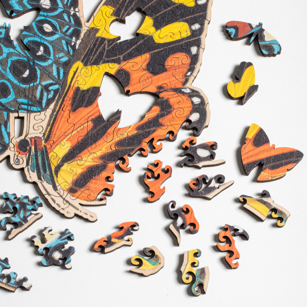 Séguy's Papillons: Zebra Mosaic Butterfly Puzzle