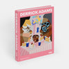 Book titled 'Derrick Adams' with colorful illustration on a pink cover