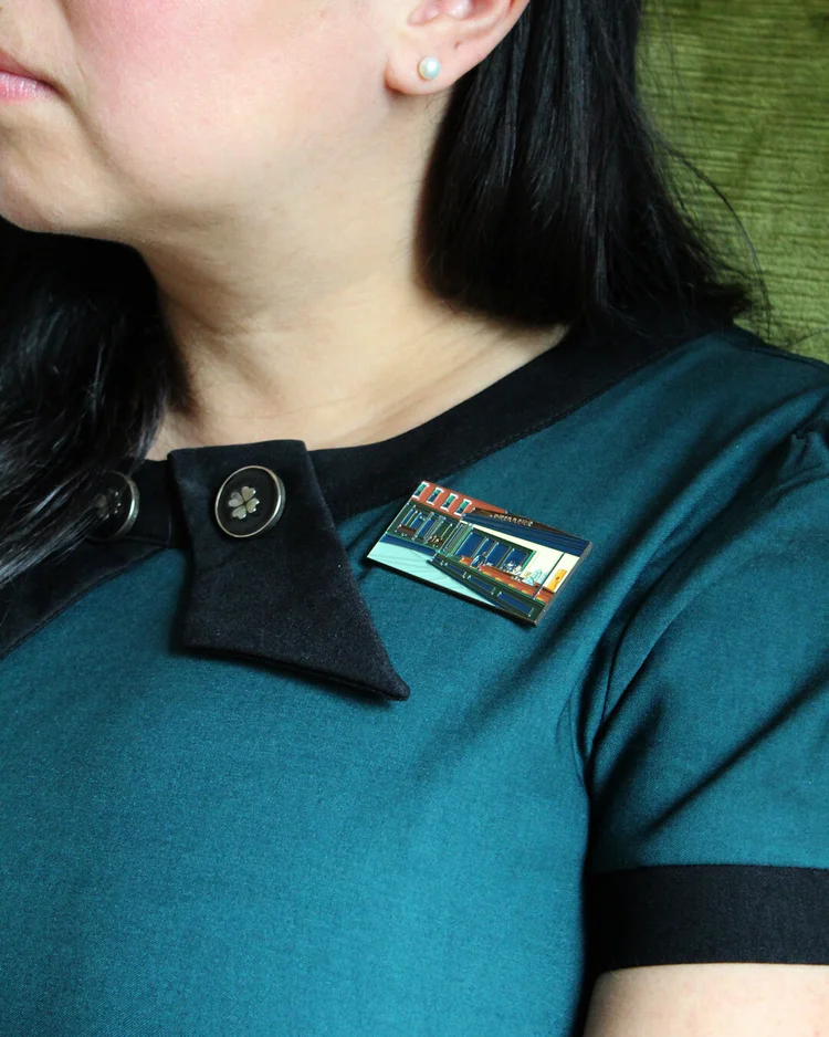 Nighthawks Enamel Pin
