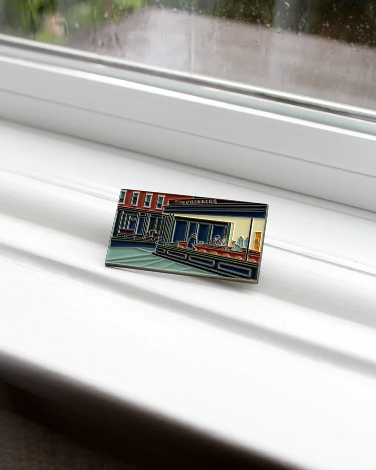 Nighthawks Enamel Pin