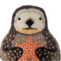 Otter Embroidery Kit
