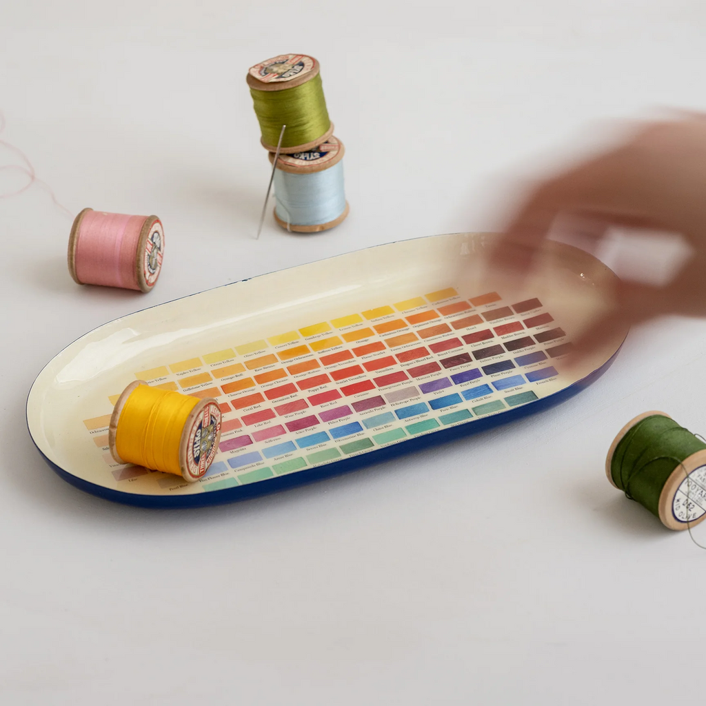 Nomenclature of Colors Enamel Tray