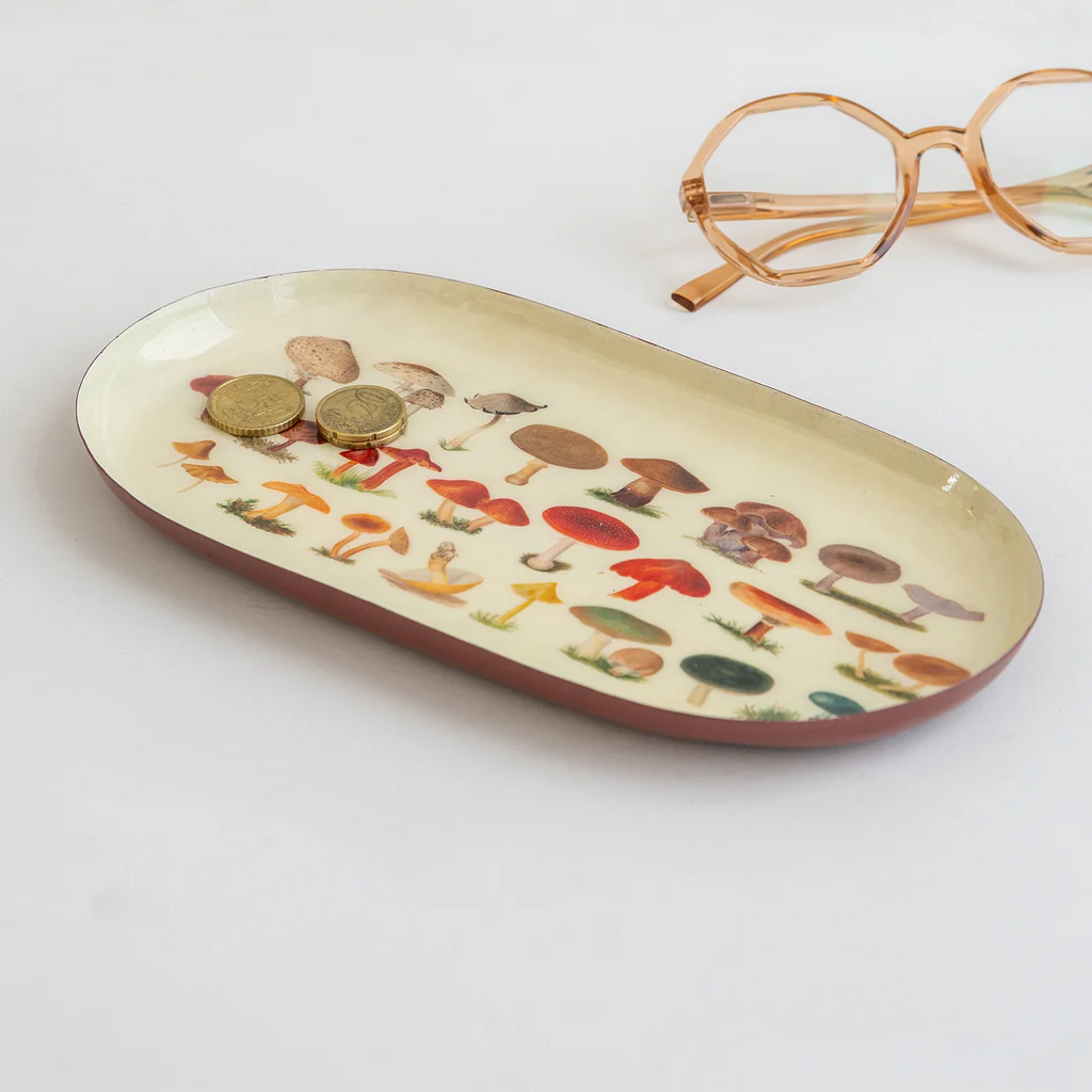 Fungi Enamel Tray
