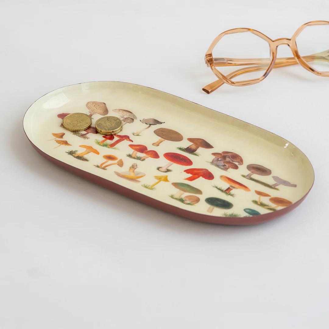 Fungi Enamel Tray