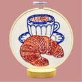 Croissant Embroidery Kit