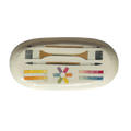 The Art of Coloring Enamel Tray