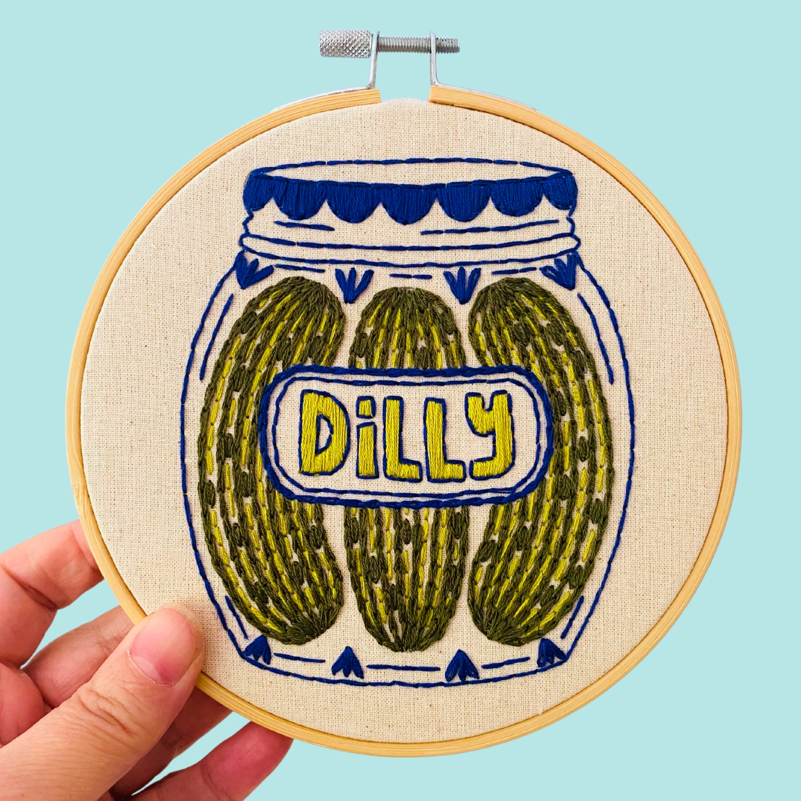 Pickles Embroidery Kit
