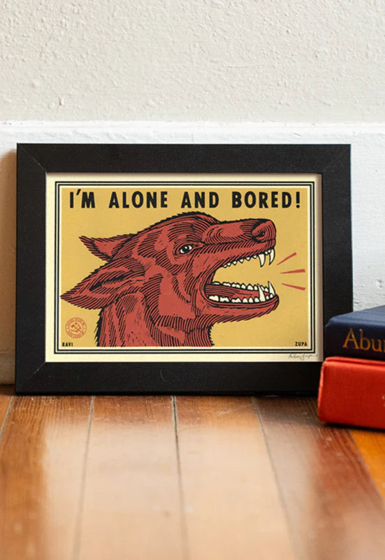 Alone and Bored Print