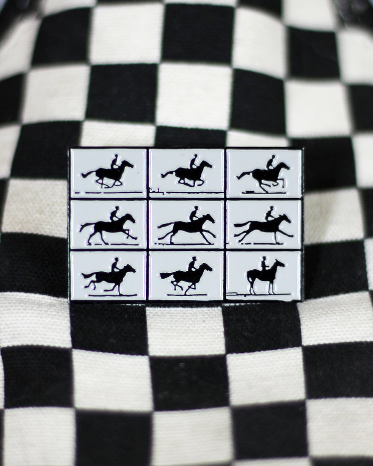 Horse In Motion Enamel Pin