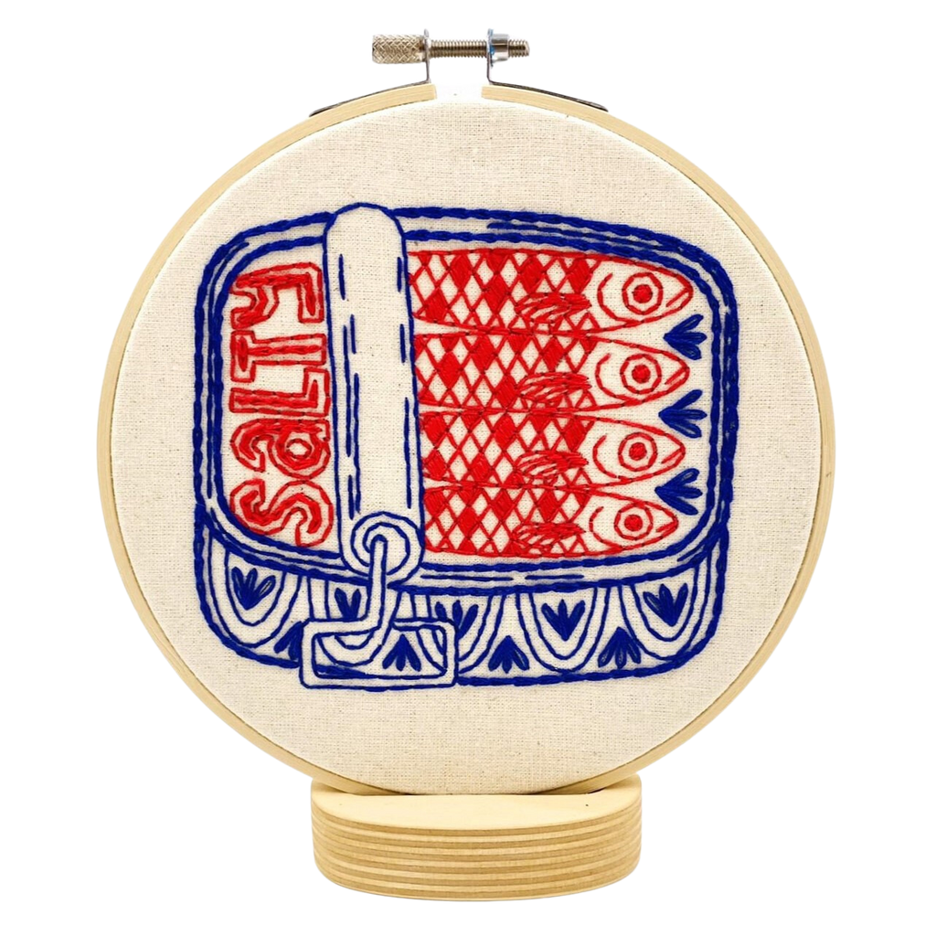 Canned Sardines Embroidery Kit