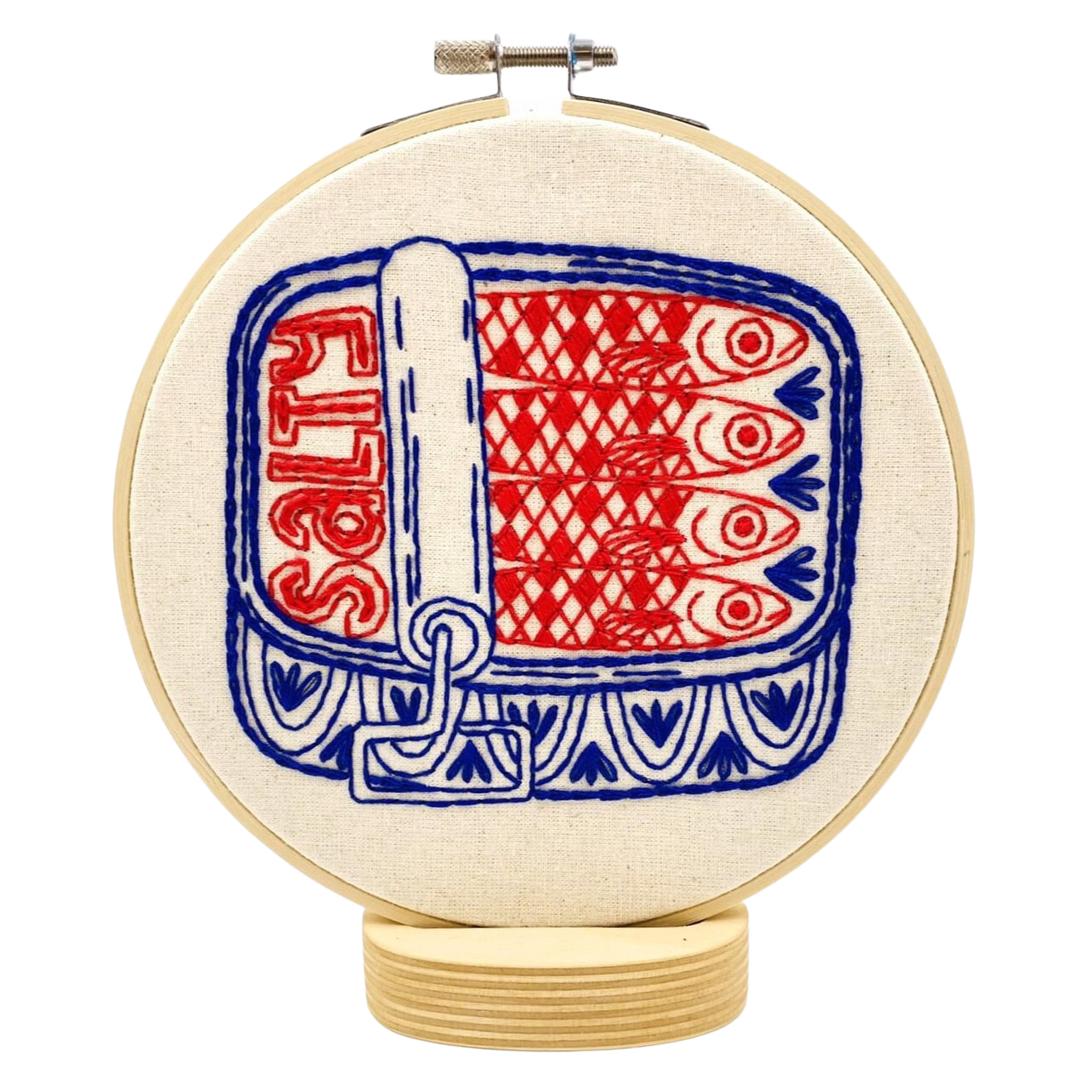Canned Sardines Embroidery Kit