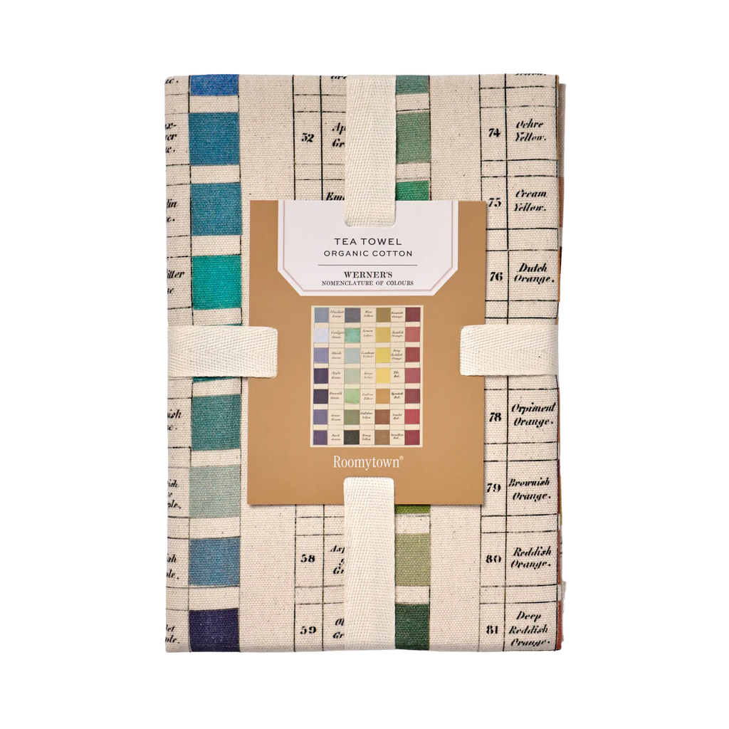 Organic Cotton Tea Towel — Werner's Nomenclature of Colours