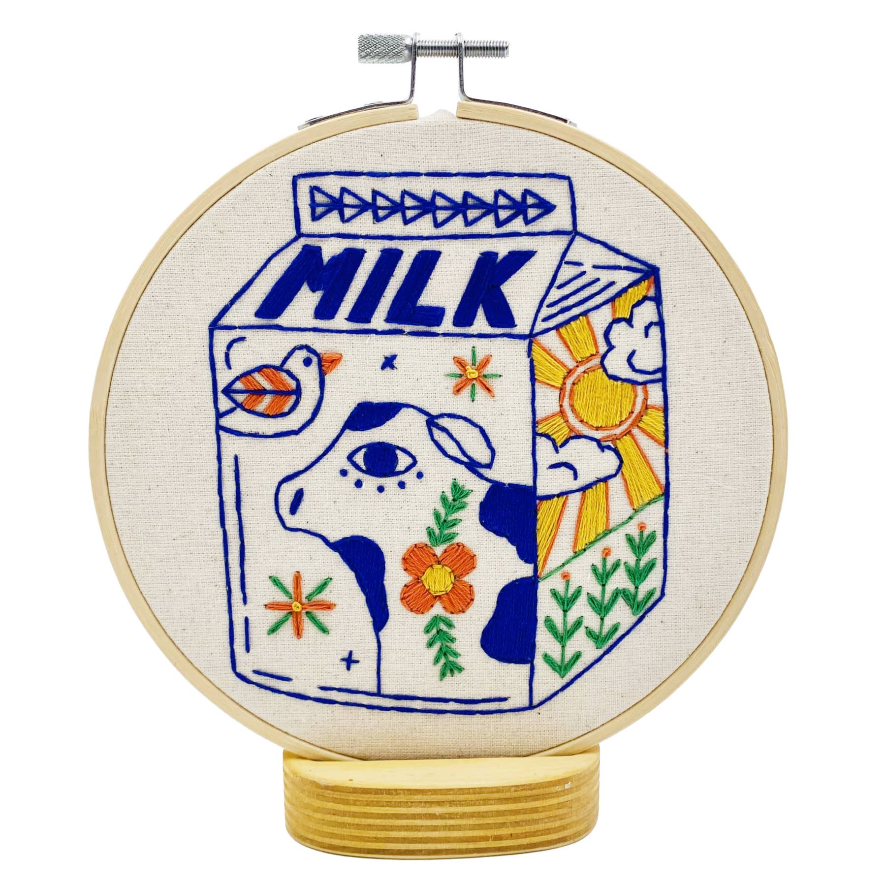 Milk Embroidery Kit