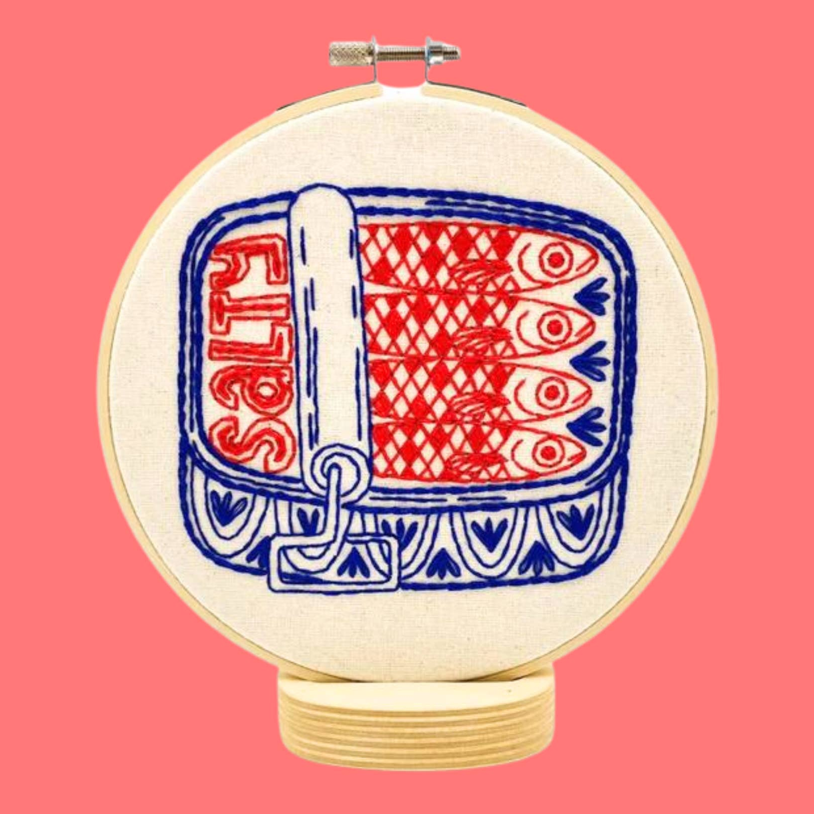 Canned Sardines Embroidery Kit