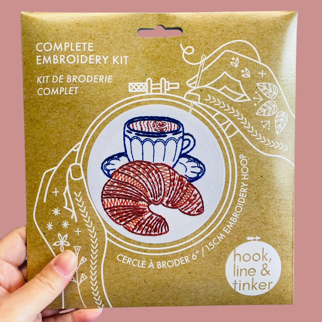 Croissant Embroidery Kit