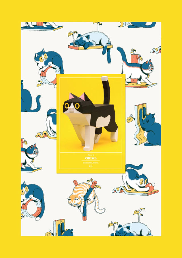 Kitten Paper Model Kit