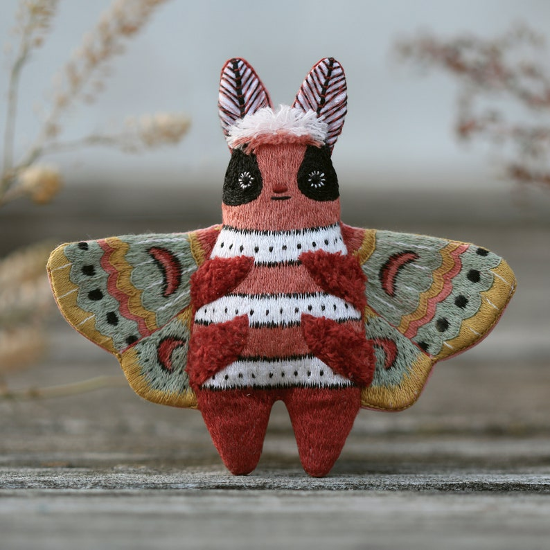 Moth Embroidery Kit