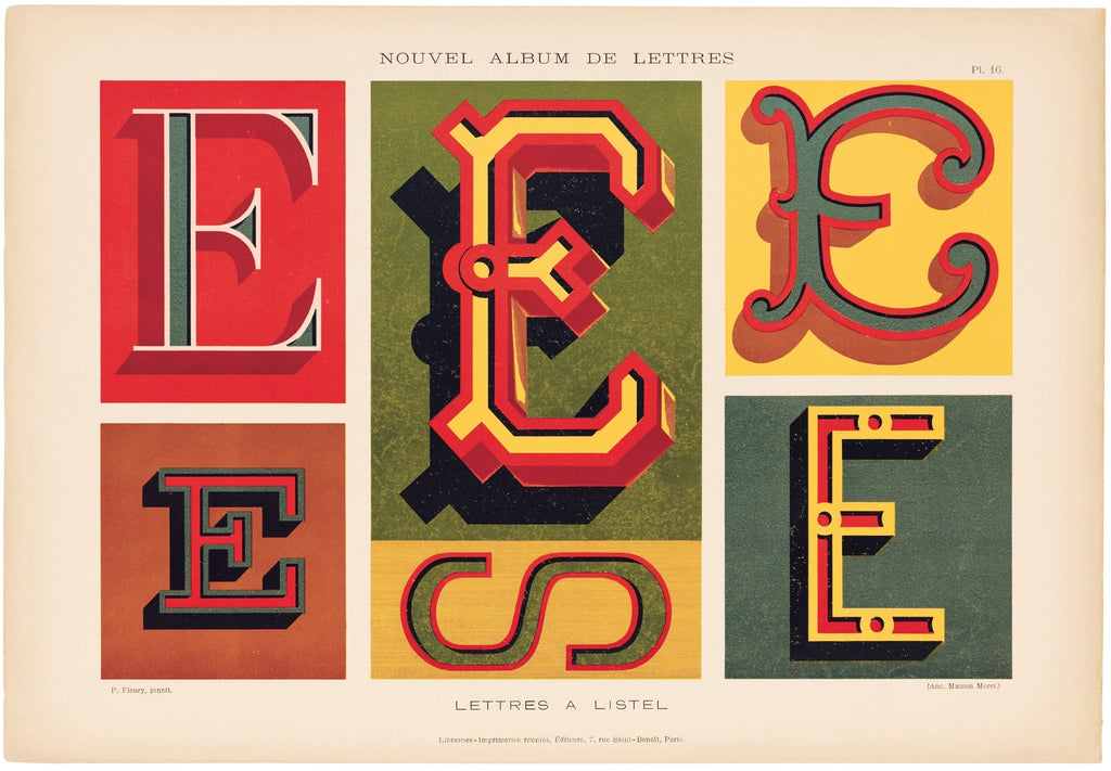 Lettres Décoratives: A Century of French Sign Painters' Alphabets