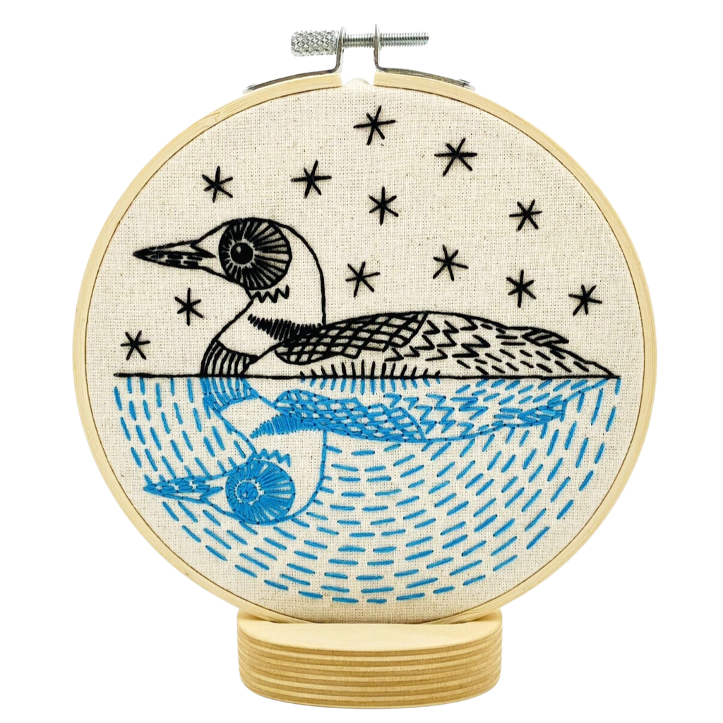 Loon Embroidery Kit