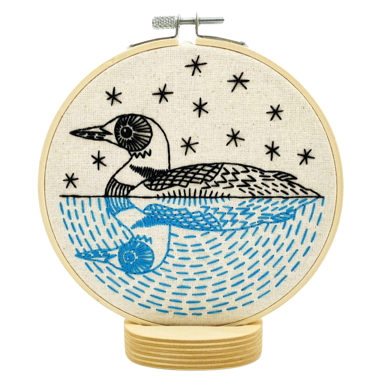Loon Embroidery Kit