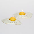 Ceramic Salt and Pepper Egg Tea Light Candle Holder