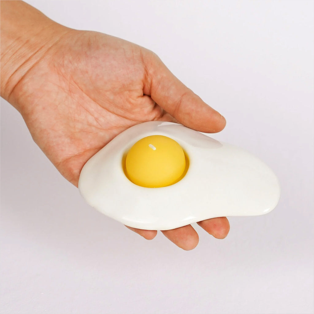 Ceramic Egg Candle Holder