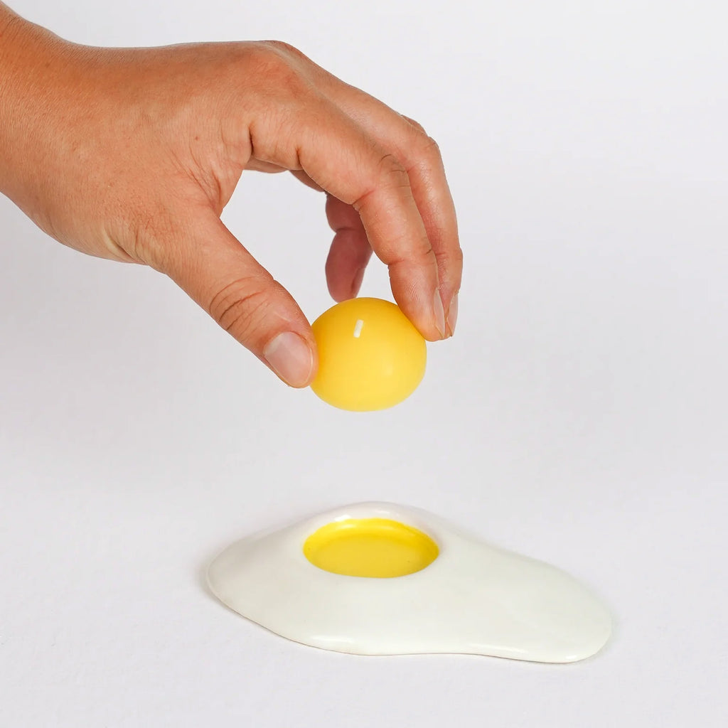 Ceramic Egg Candle Holder