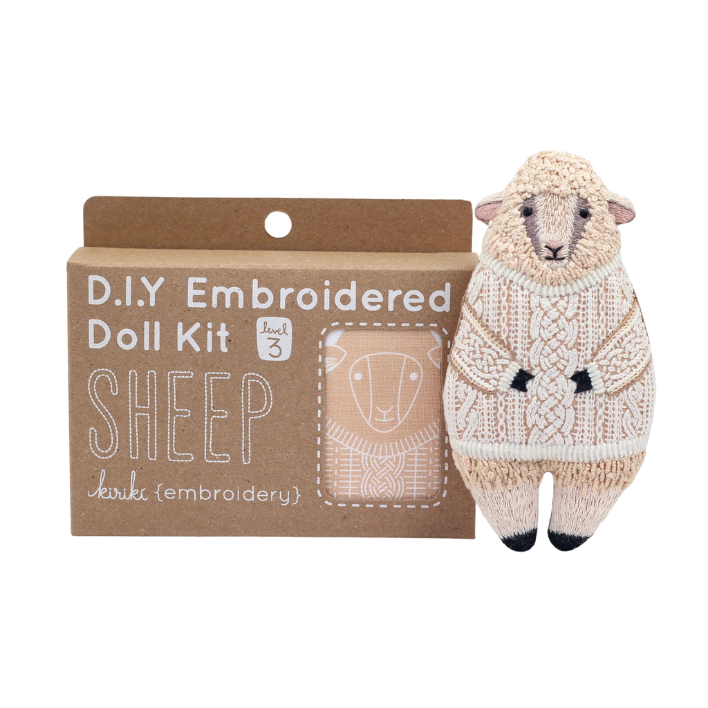 Sheep Embroidery Kit