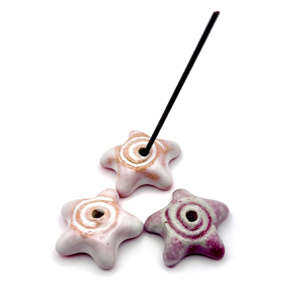 Swirl Star Incense Holder