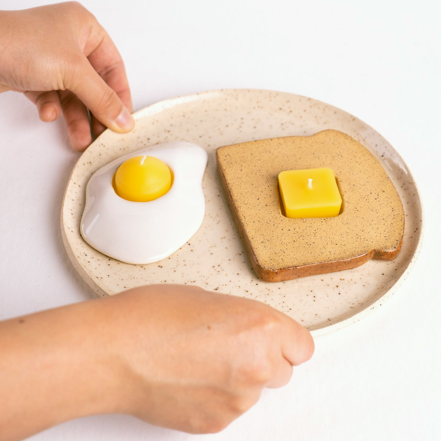 Ceramic Toast Candle Holder