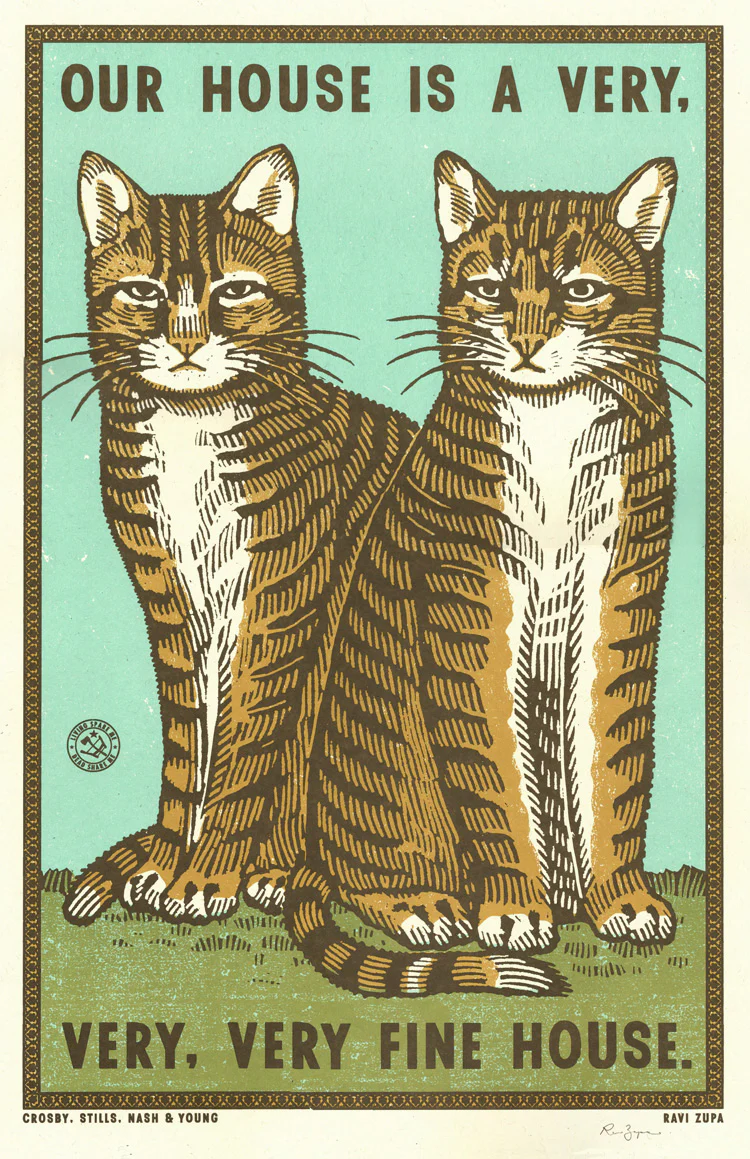 Very Fine House Print